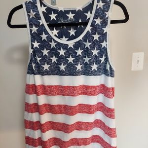 American Flag Muscle Tee